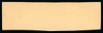 Set of two strips of 5, mounted on two pieces of paper,