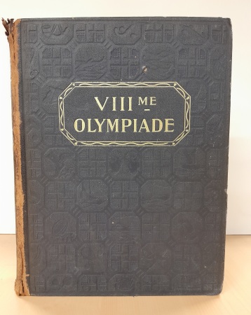 1924 Paris Official Report, blue cover