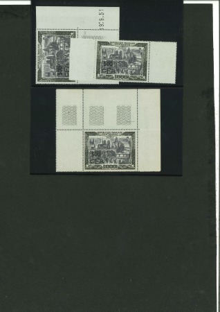 1950, 1000 francs Paris Y&T PA 51 Réunion (surchargé