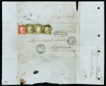 1859, Assicurata da Palermo bicolore con 8 gr.