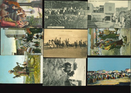 Postcards: 1907-12, Collection of 250+ picture postcards of Tangier 