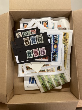 Box 35, All World, Stamps and sheets with nice topics,