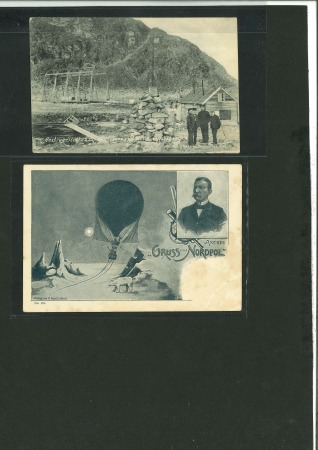 Spitzbergen: 1909 Pair of picture postcards