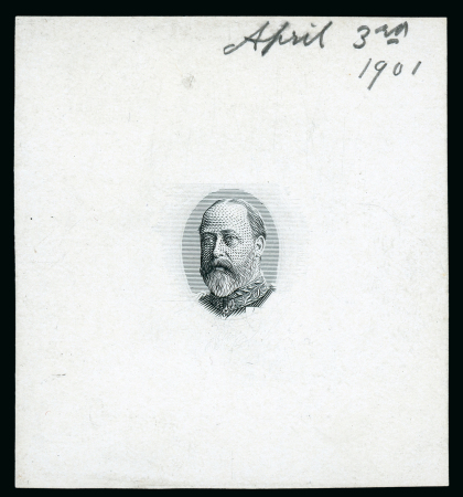 Stamp of Great Britain » King Edward VII 1901 (18th March to 3rd April) three Engraved essays