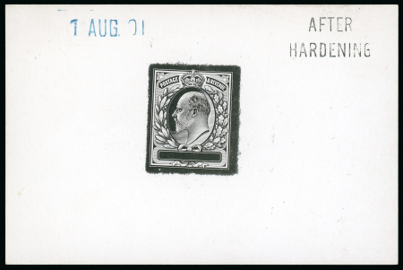 Stamp of Great Britain » King Edward VII 1901 (1 August) Master die with blank value tablet
