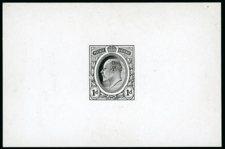 Stamp of Great Britain » King Edward VII 1901 1d. (the only denomination printed) die proof