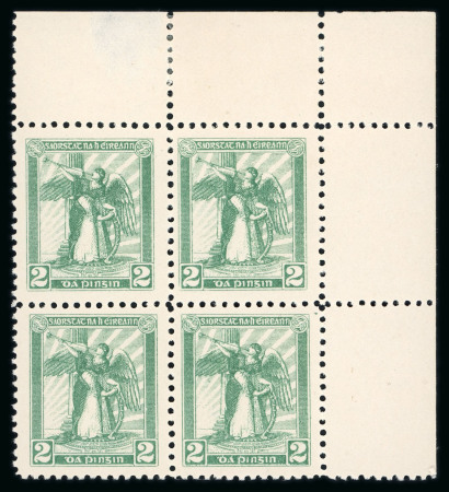 Stamp of Ireland » Essays & Proofs (E1-E167) 1922, Dollard – Lithographed in monocolour: 2d green,
