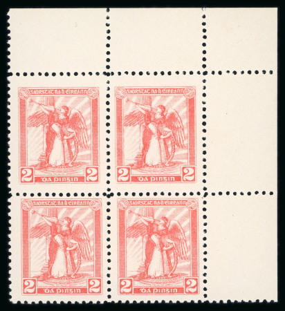 Stamp of Ireland » Essays & Proofs (E1-E167) 1922, Dollard – Lithographed in monocolour: 2d pale-rose,