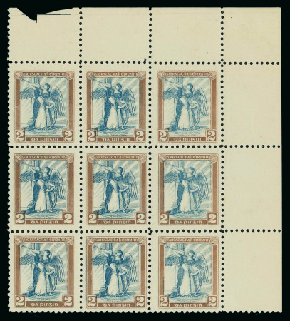 Stamp of Ireland » Essays & Proofs (E1-E167) 1922, Dollard – Lithographed in bi-colour: 2d dark