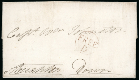 Stamp of Ireland » Pre-Stamp Postal History » Local Post Period 1829 (August 18th) Folded entire sent locally within