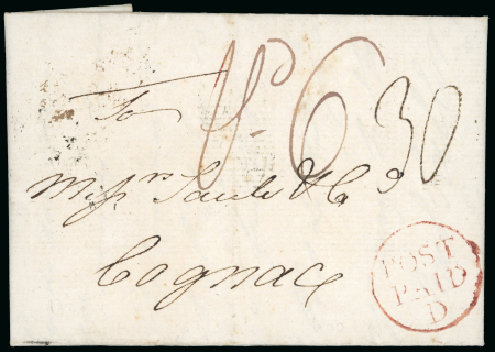Stamp of Ireland » Pre-Stamp Postal History » Local Post Period 1785 (June 6th) Folded entire sent from Dublin via