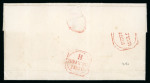 1828 (July 28th) Folded cover sent from Dublin to Mullingar,