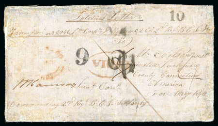 1855 (June 10) Complete soldier’s letter (worn and