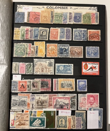 1850-1970's, Collection of mostly used stamps well
