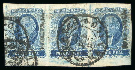 1856 Cuernavaca ½ Real Blue group